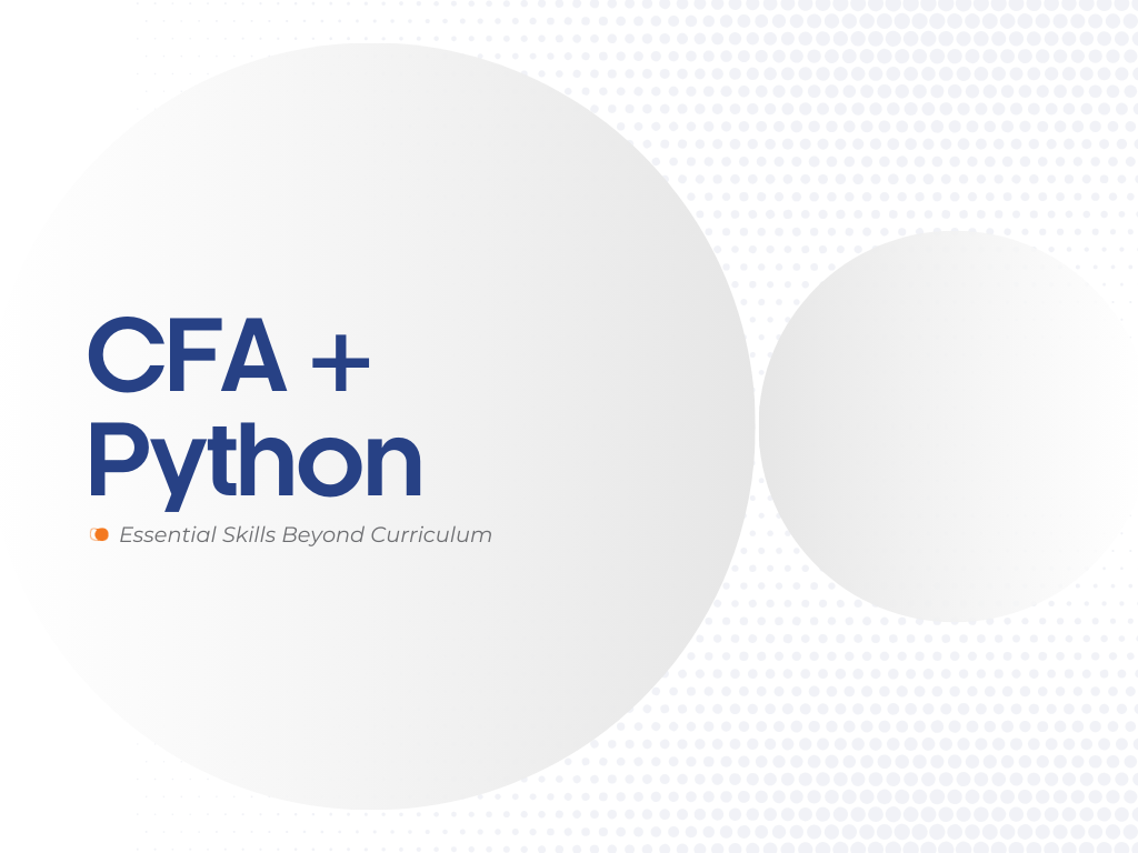 Python Skills in the CFA Curriculum: What You Actually Need in 2026