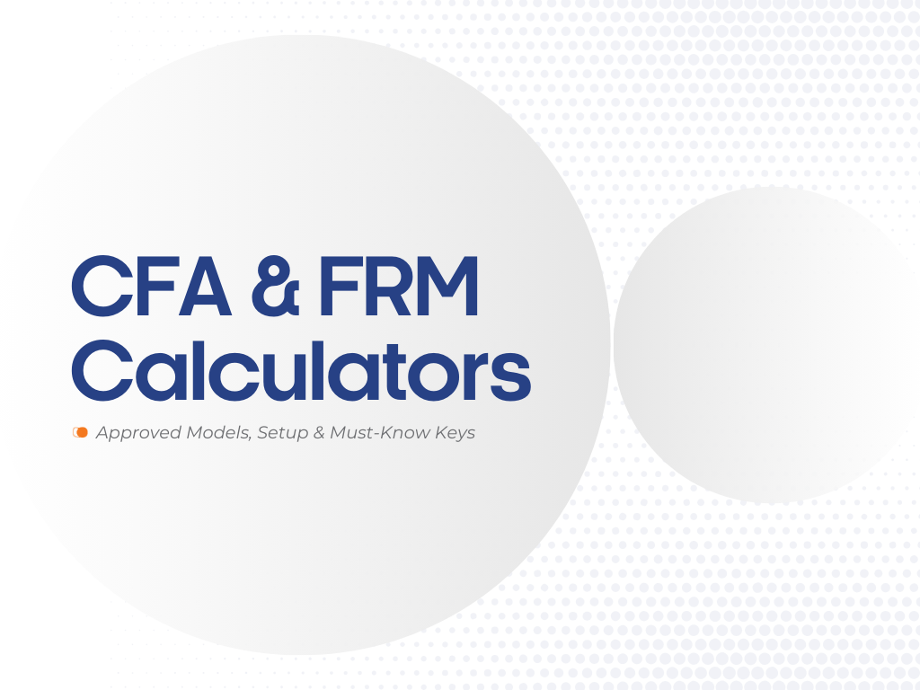 CFA & FRM Approved Calculators Guide 2026: Complete Setup & Functions