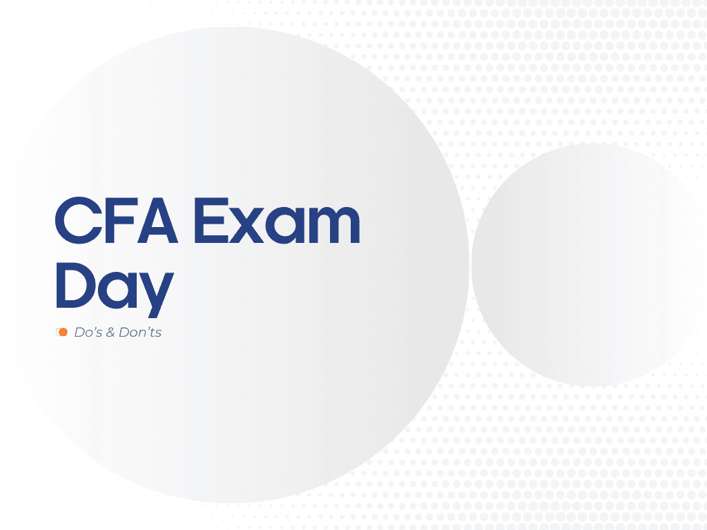 Preparing For CFA Exam Day