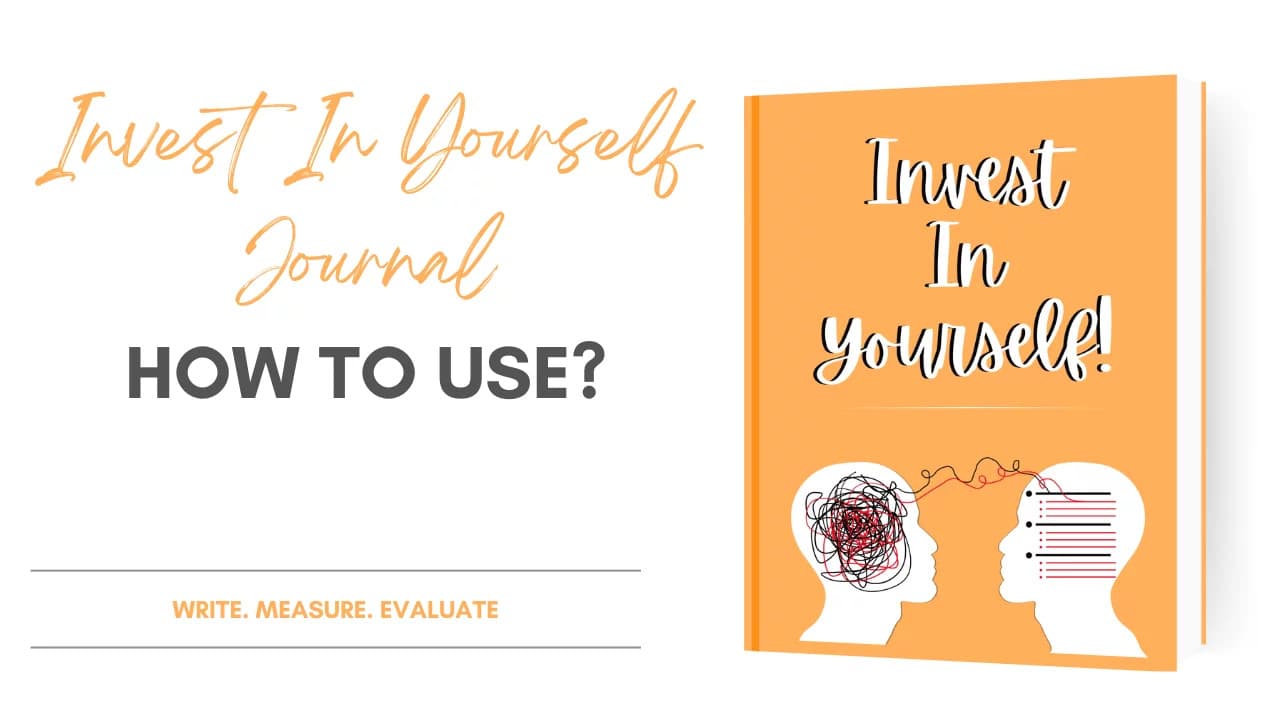 Thumbnail image of the instructional video on how to use the Invest in Yourself journal by Aswini Bajaj