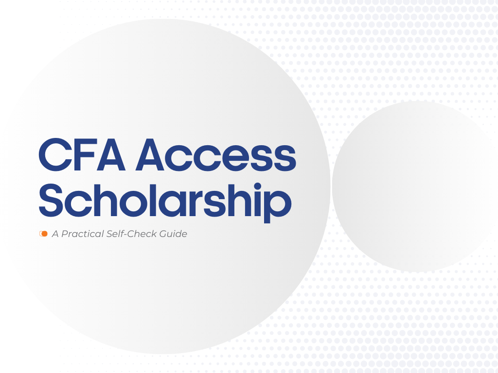 Am I Eligible for the CFA Access Scholarship?